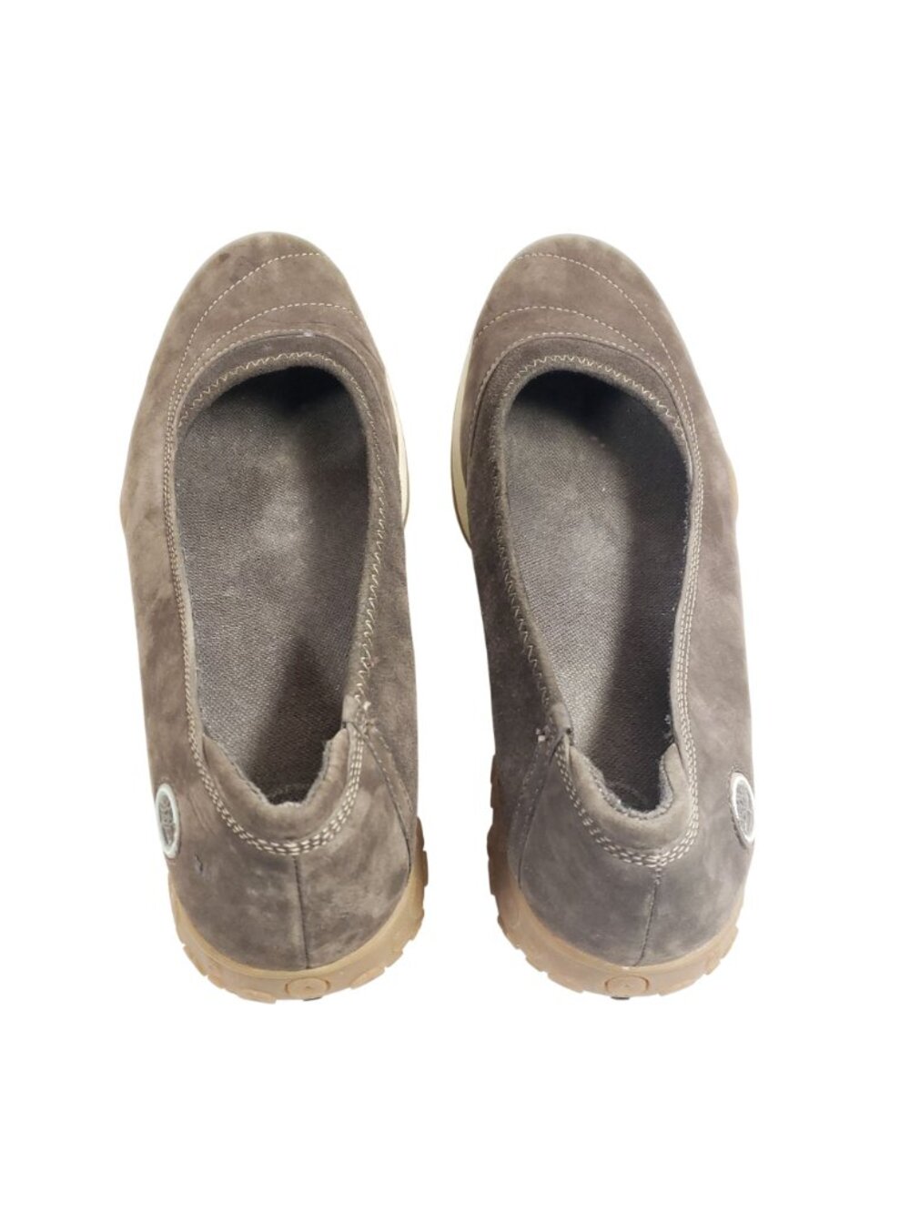 Timberland Womens Size 9.5 Slip-On Brown Leather Shoes - Picture 6 of 9